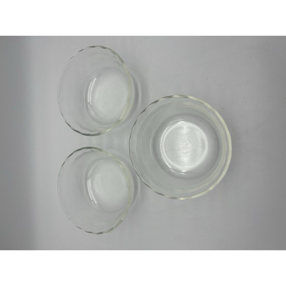 PYREX Glass Custard Bowls Set of 3, 464